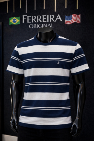 Camiseta Listrada Brooksfield