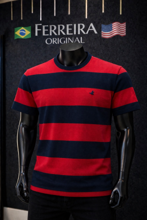 Camiseta Listrada Brooksfield